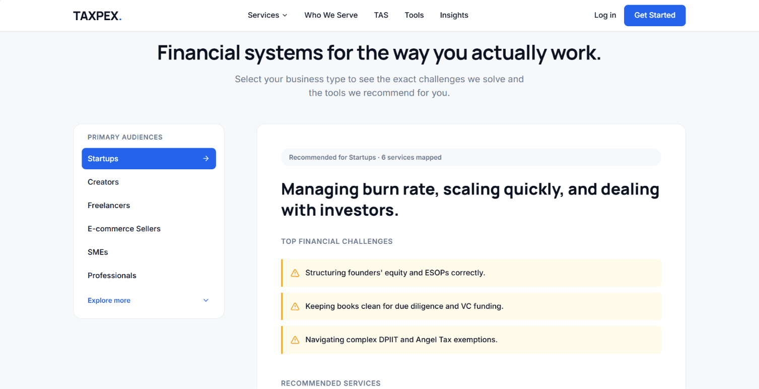 Taxpex screen 2